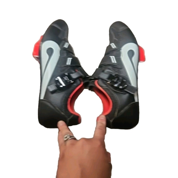 Peloton Unisex Red & Black Cycling Shoes 40 (Women’s 9 / Men’s 7)  Spin & Cycle - Picture 9 of 16